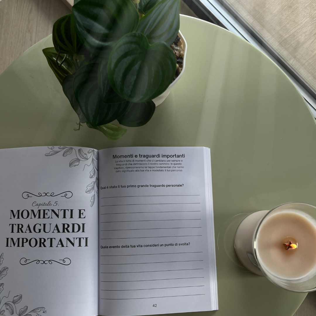 Copertina del libro "Voglio sapere la tua storia" di Racconti di Famiglia, edizione limitata per raccogliere i ricordi familiari.